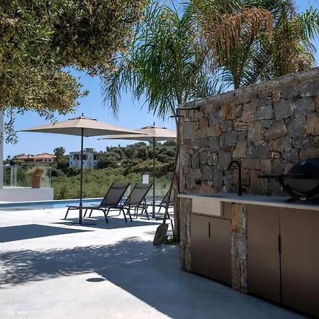 Villa Magnificent Crete 4 Bedrooms Anthos Two Large Private Pools Jacuzzi Bbq Close To The Rethymno Prinos (Crete)